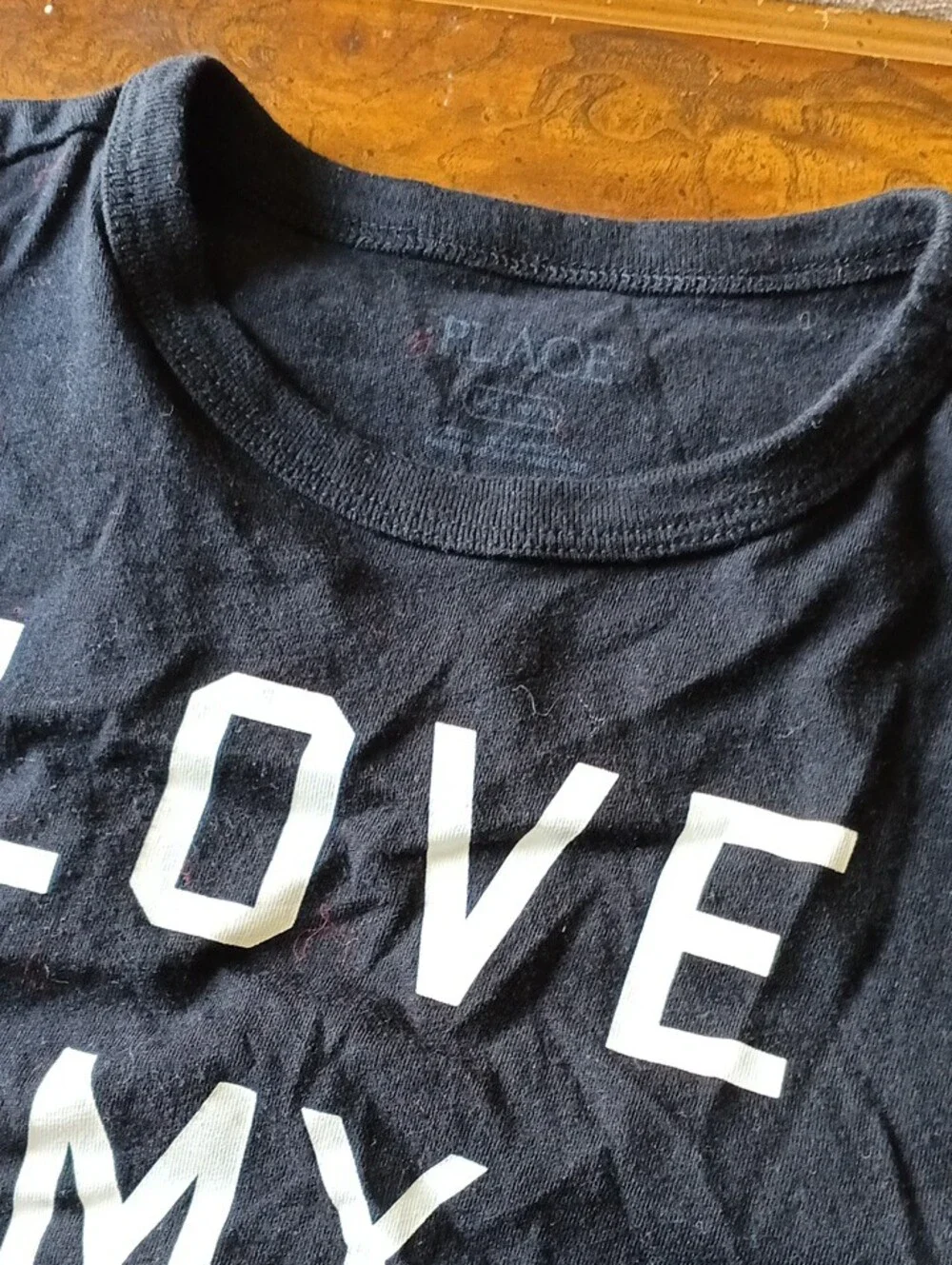 The Children's Place Black Short-Sleeve Graphic Tee - White Text